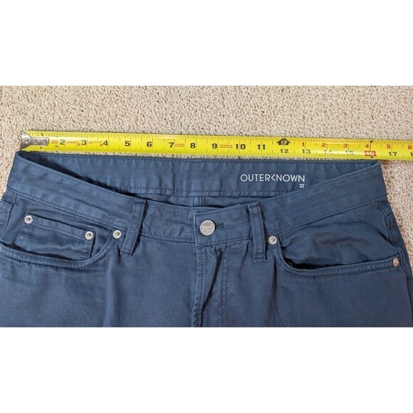 Outerknown S.E.A. Jeans Blue Roamer 5 Pocket Chino Pants Men's 32x28.5 - Picture 6 of 8